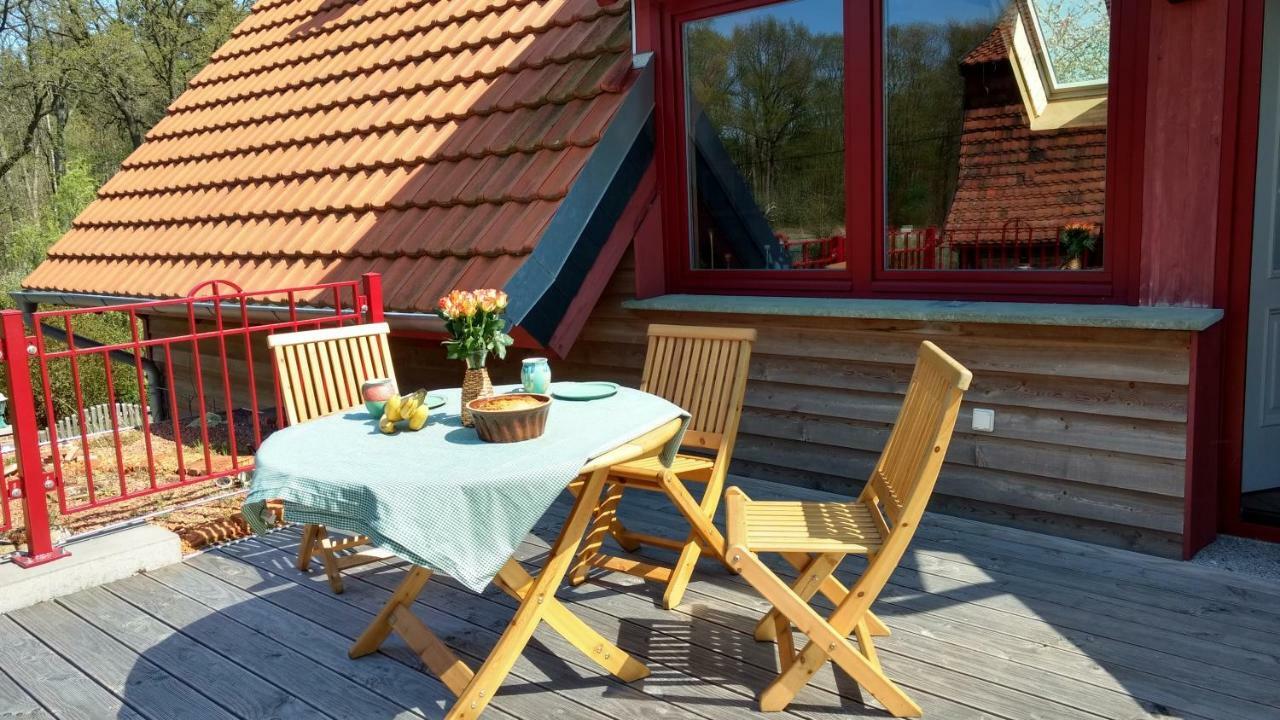Ziegeleihof Inmitten Von Wiesen Und Waeldern Degenershausen Eksteriør bilde